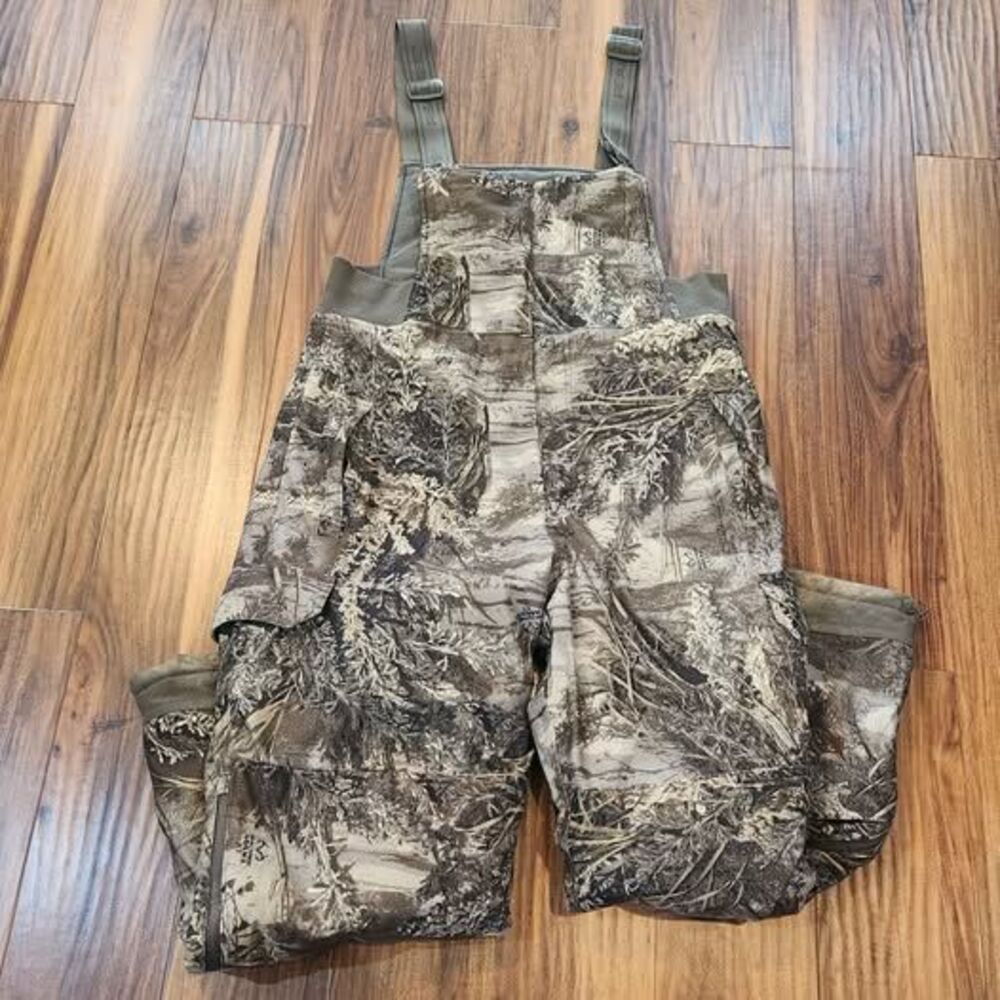 Realtree Insulated Camo Bib Overalls Men's Size Medium Hunting Pants